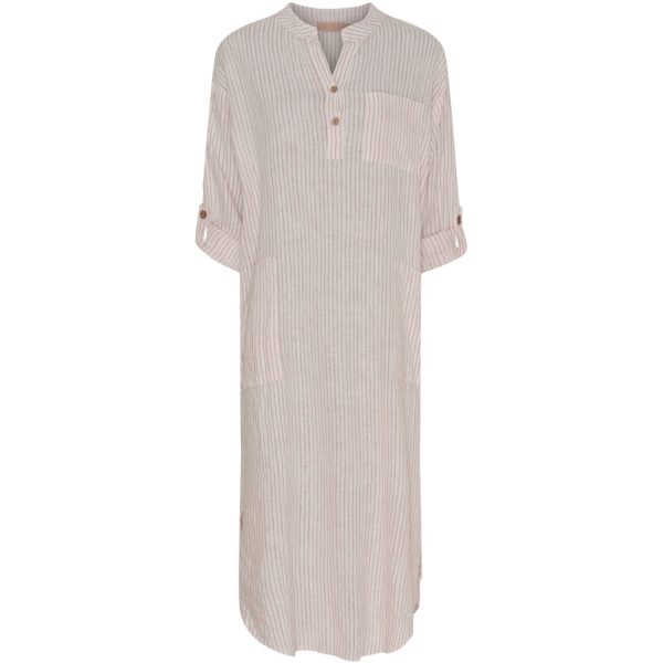 Marta Du Chateau dame kjole MdcNess - Panna Old Rose 2017 Stripe